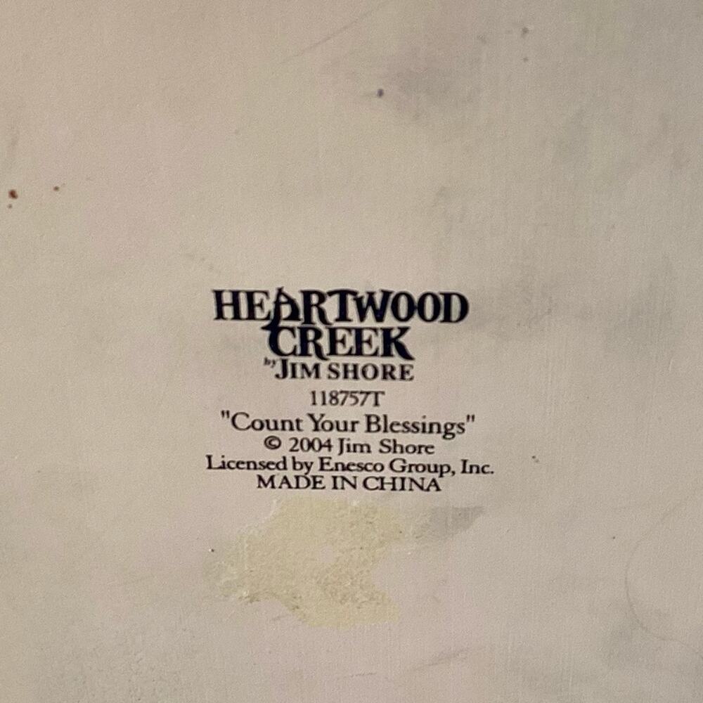 Jim Shore Heartwood Creek "Count Your Blessings" Petite Pumpkin - Picture 5 of 5